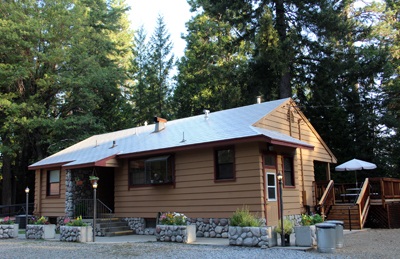 Front view of the Sly Park Recreation Area Event Center