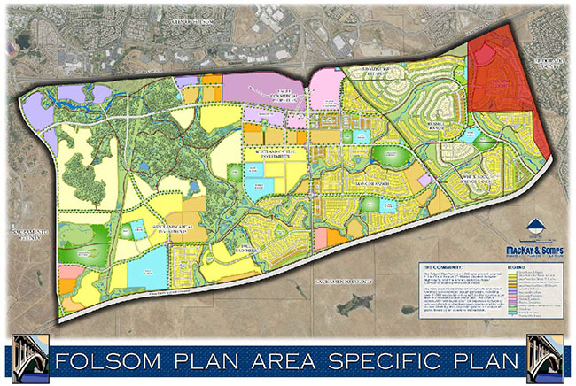 Folsom Plan Area Specific Plan - Folsom Heights Outlined