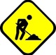 Icon for construction notice