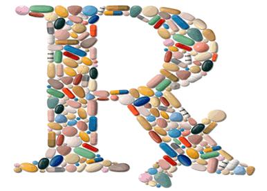 Image of RX letter with pills